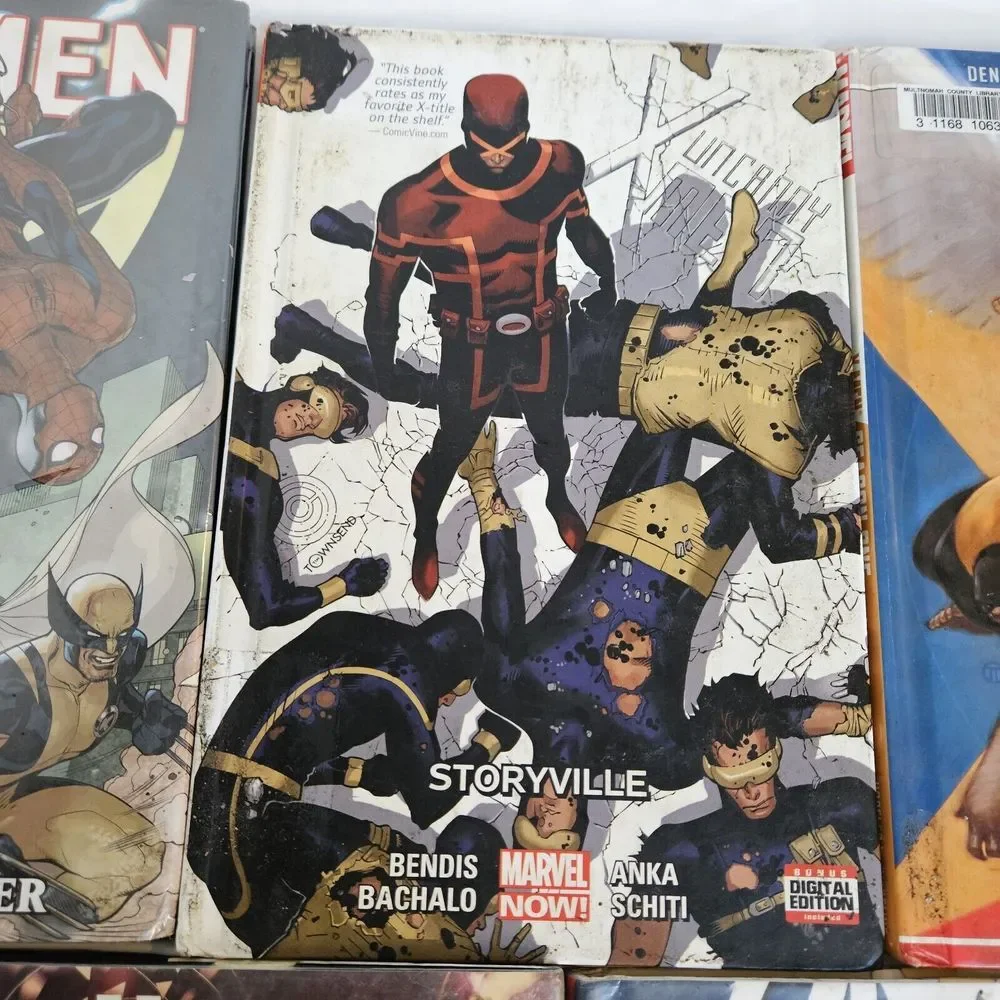 Marvel Comics Wolverine X-men Mutants 5‎ Hardcover Books Bendis Bachalo